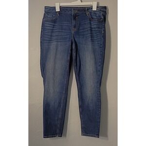 Vigoss Jagger Skinny Classic Fit Jeans Size 14 L28 Dark Wash‎